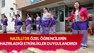 Özel öğrencilerin hazırladığı etkinlikler duygulandırdı