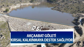 Akçaabat Göleti kırsal kalkınmaya destek sağlıyor