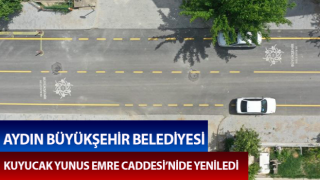 Aydın Büyükşehir Kuyucak'taki yol çalışmalarını tamamladı