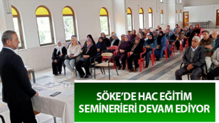 Aydın'da hac eğitim seminerleri devam ediyor