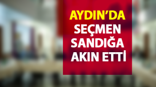 Aydın’da seçmen sandığa akın etti