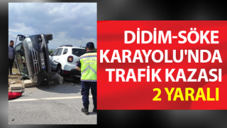 Aydın'da trafik kazası: 2 yaralı