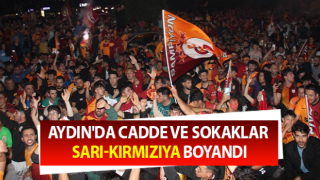 Cadde ve sokaklar sarı-kırmızıya boyandı