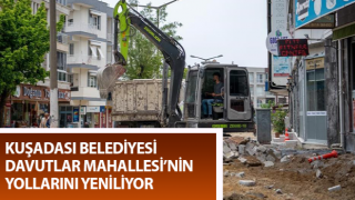 Davutlar Mahallesi’nin yolları yenileniyor