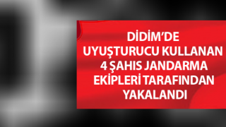 Didim’de uyuşturucu kullanan 4 şahıs yakalandı