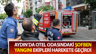 Efeler'de şofben yangını ekipleri harekete geçirdi