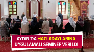 Hacı adaylarına seminer verildi