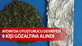 Jandarmadan uyuşturucu devriyesi: 9 gözaltı