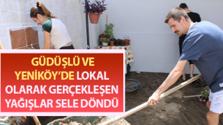 Koçarlı’da selin izleri silinmeye çalışılıyor