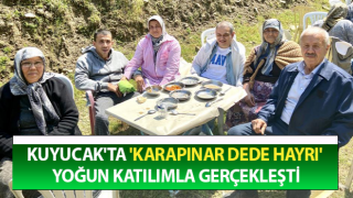 Kuyucak'ta 'Karapınar Dede Hayrı' geniş katılımla gerçekleştirildi