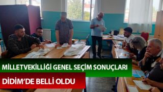 Milletvekilliği Genel Seçim sonuçları Didim’de belli oldu