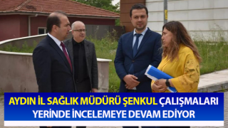 Müdür Şenkul, çalışmaları yerinde incelemeye devam ediyor