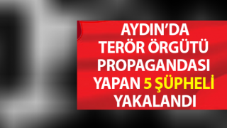 Terör örgütü propagandası yapan 5 şüpheli yakalandı