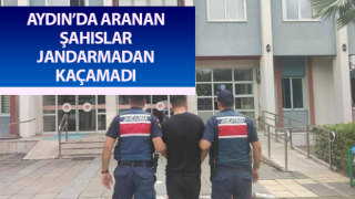 Aranan şahıslar jandarmadan kaçamadı