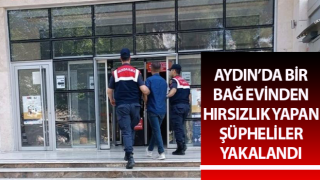 Bağ evinden hırsızlık yapan şüpheliler yakalandı