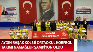 Başak Koleji Korfbol Takımı namağlup şampiyon oldu