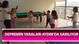 Depremin yaraları Aydın'da sarılıyor