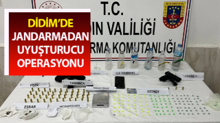 Didim’de jandarmadan uyuşturucu operasyonu