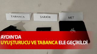 Didim’de uyuşturucu ve tabanca ele geçirildi