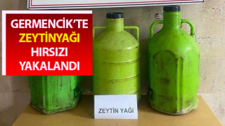 Germencik’te zeytinyağı hırsızı yakalandı