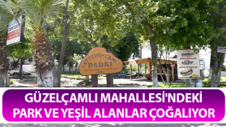 Güzelçamlı Mahallesi'nde yeşil alanlar çoğalıyor