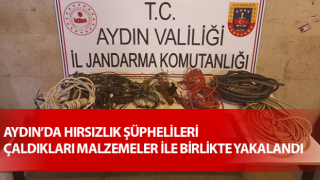 Hırsızlık şüphelileri kıskıvrak yakalandı