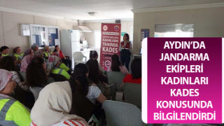 Jandarma, kadınları KADES konusunda bilgilendirildi