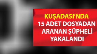 Kuşadası’nda azılı hırsız yakalandı