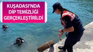 Kuşadası’nda dip temizliği