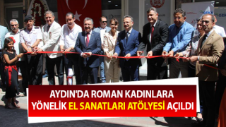 Roman kadınlara yönelik el sanatları atölyesi açıldı