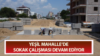 Yeşil Mahalle’de sokak çalışması devam ediyor