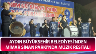 Aydın Belediyesi'nden Mimar Sinan Parkı'nda müzik resitali