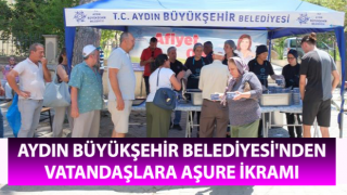 Aydın Büyükşehir’den vatandaşlara aşure ikramı