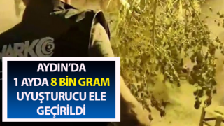 Aydın polisi, uyuşturucuya geçit vermiyor