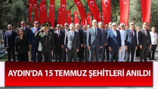 Aydın'da 15 Temmuz Şehitleri anıldı