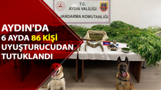 Aydın'da 6 ayda 86 kişi uyuşturucudan tutuklandı