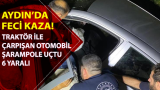 Aydın’da trafik kazası: 6 yaralı