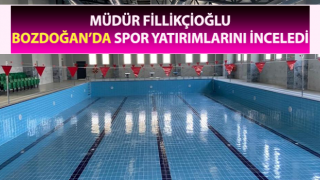 Bozdoğan yarı olimpik yüzme havuzu gün sayıyor