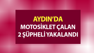 Çaldıkları motosiklet ile yakalandılar