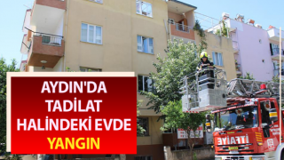 Çatıda tutuşan malzemeler, itfaiye ekiplerini harekete geçti