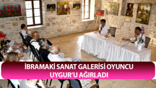 İbramaki Sanat Galerisi Oyuncu Uygur’u ağırladı