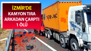 İzmir'de trafik kazası: 1 ölü