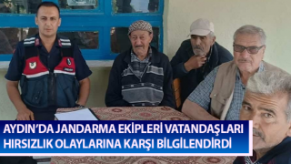 Jandarma vatandaşları hırsızlık olaylarına karşı uyardı