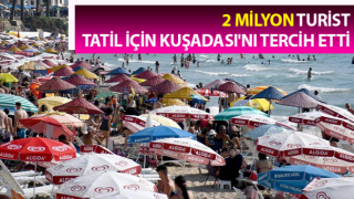 Kuşadası'na tatilci akını