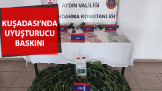 Kuşadası’nda uyuşturucu baskını