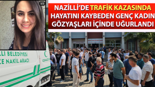 Adliye çalışanı genç kadın gözyaşları içinde uğurlandı