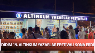 Altınkum Yazarlar Festivali sona erdi