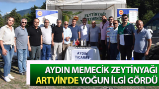 Aydın Memecik Zeytinyağı, yoğun ilgi gördü