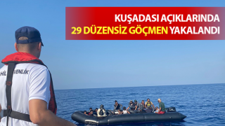 Aydın’da 29 düzensiz göçmen yakalandı