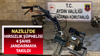 Aydın’da hırsızlık şüphelisi 4 şahıs kıskıvrak yakalandı